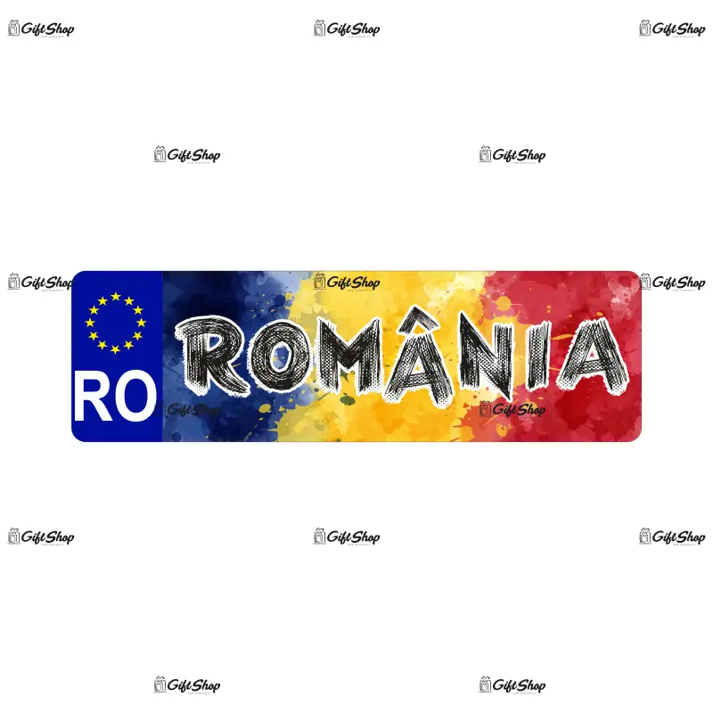 Romania model 3, indicator masina, dimensiune 500x100 mm